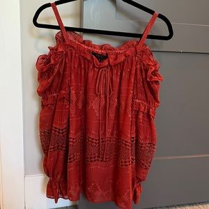 BCBGMaxAzria Off the Shoulders Top